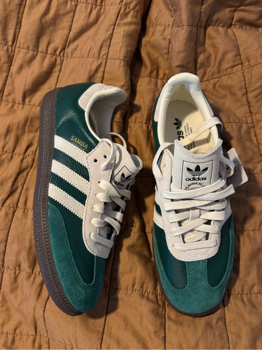 Adidas green samba new sneakers